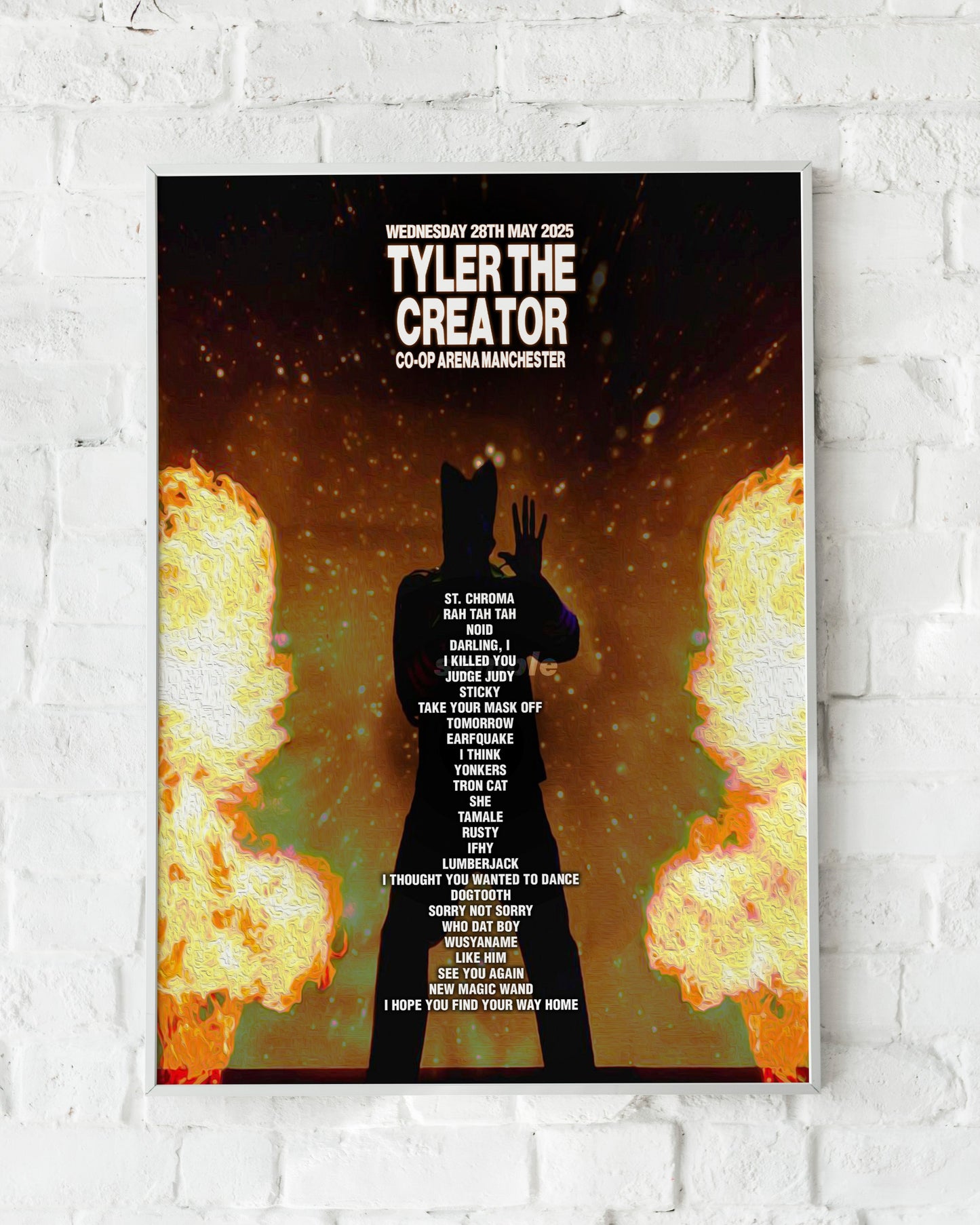 Custom Gig Setlist Print