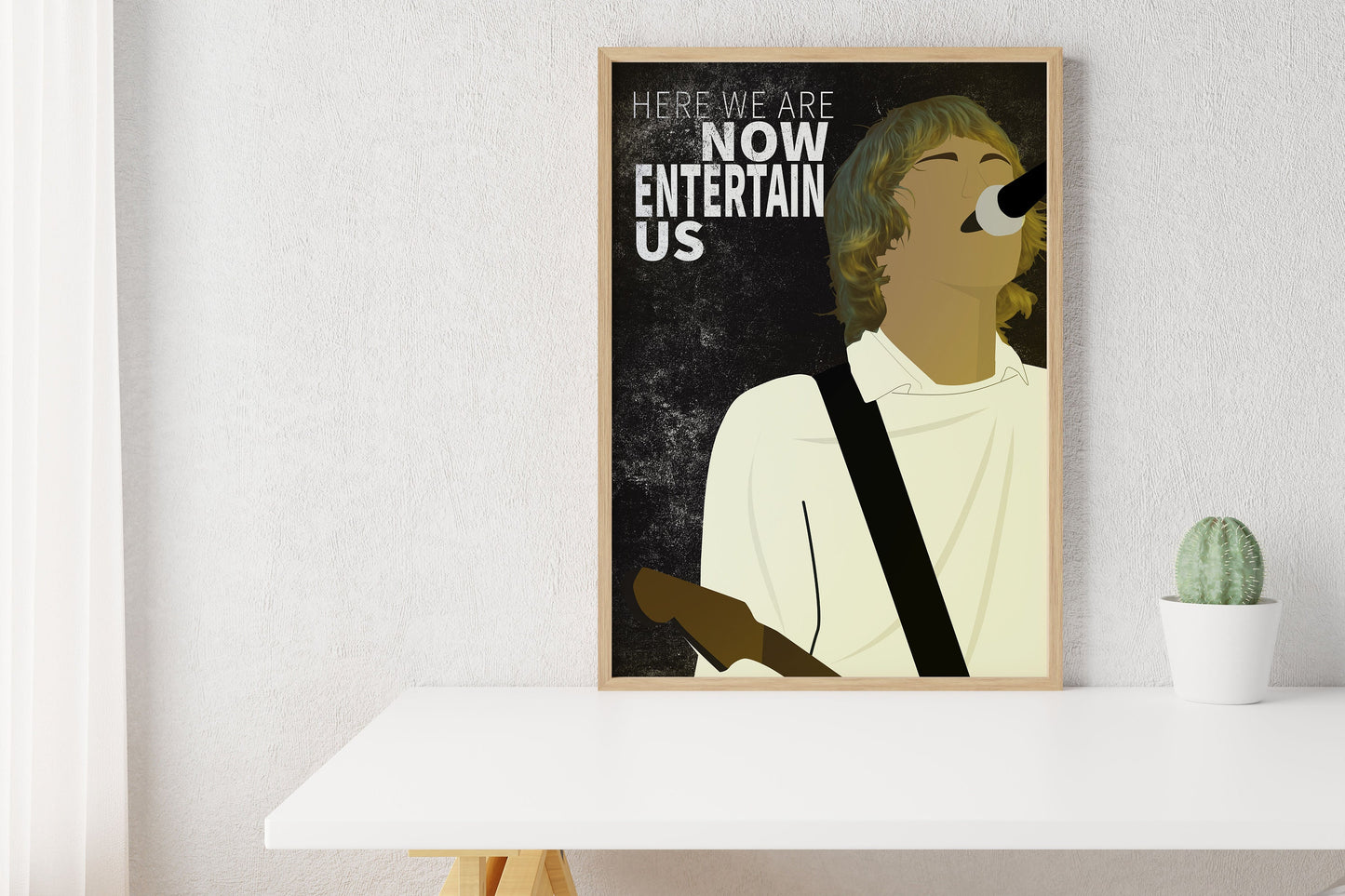 Nirvana Kurt Cobain Lyric Print