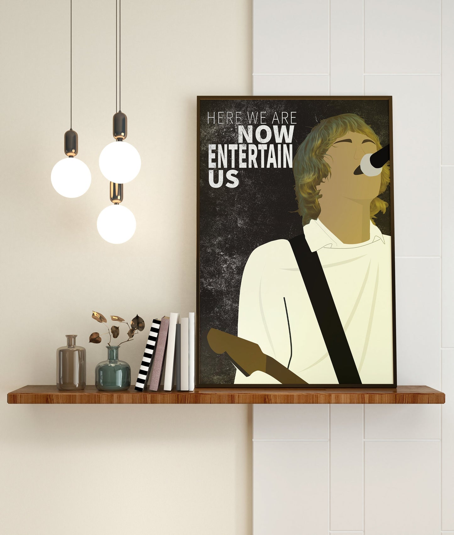 Nirvana Kurt Cobain Lyric Print