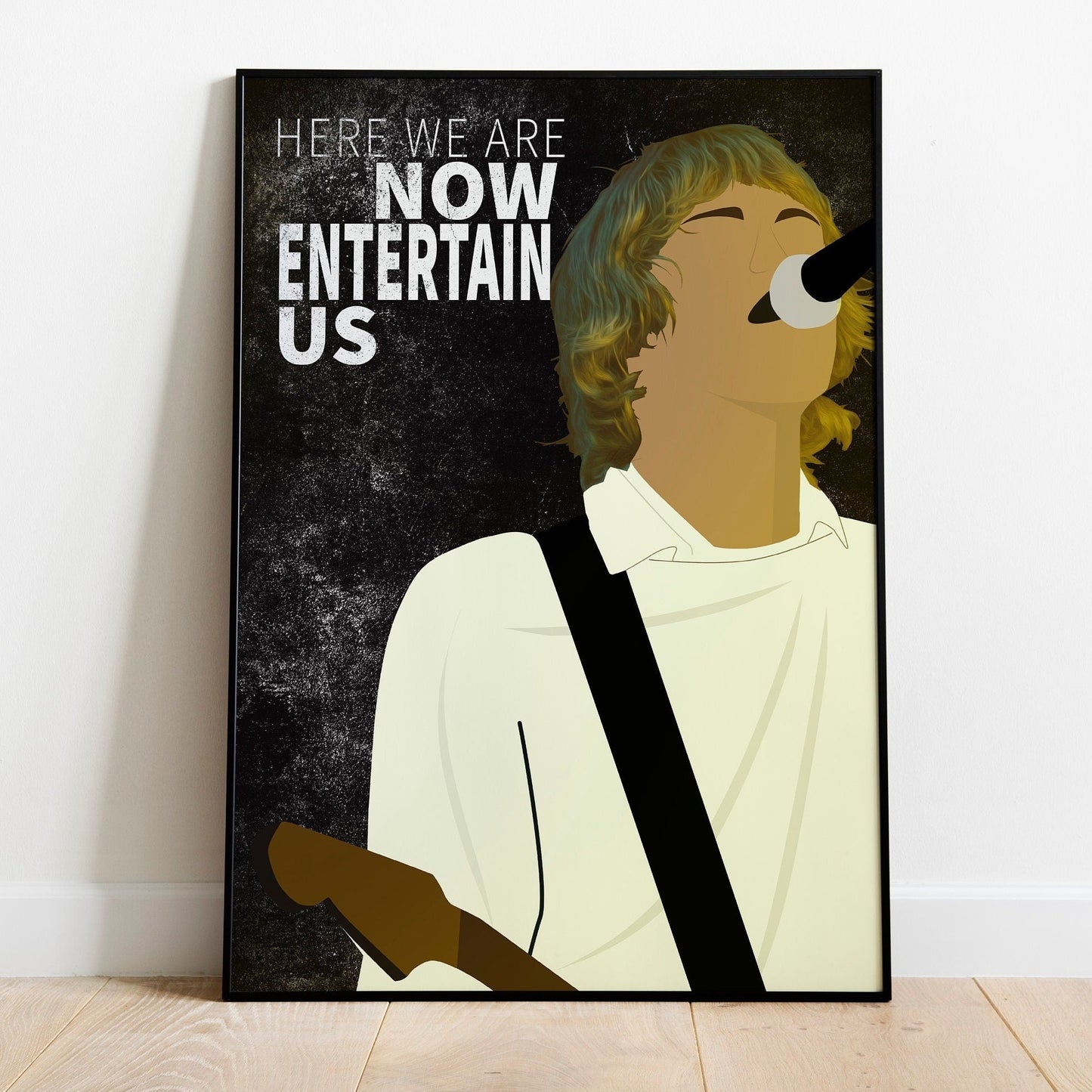 Nirvana Kurt Cobain Lyric Print