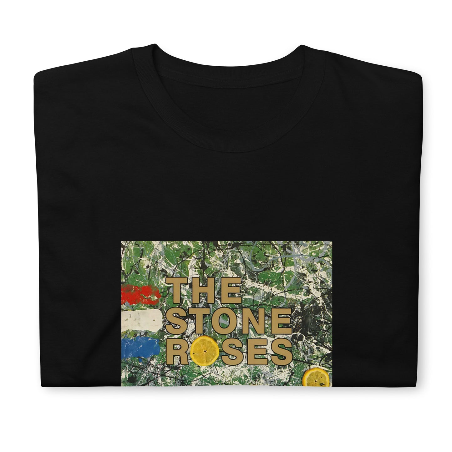 Stone Roses Debut Album Illustration Jackson Pollock Inspired John Squire Ian Brown Unisex short-sleeve T-Shirt