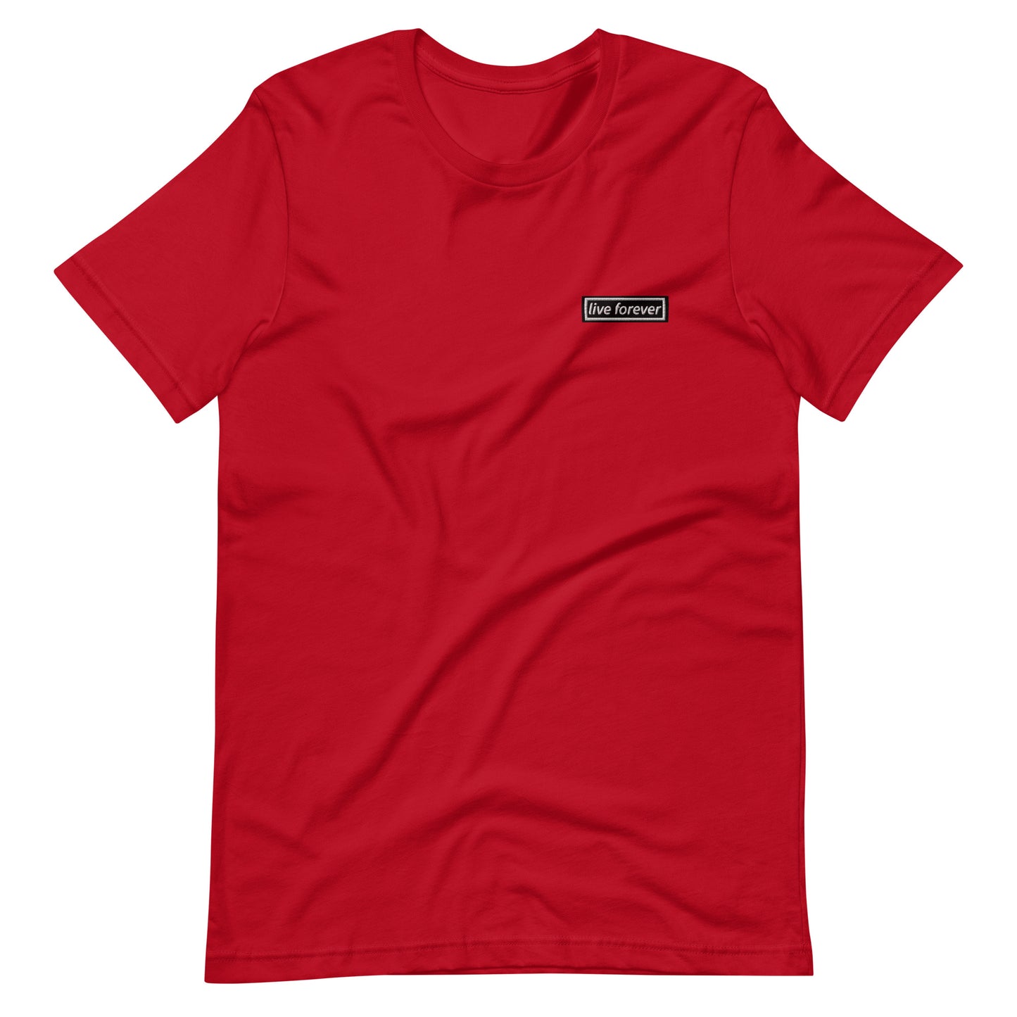 Oasis Live Forever Embroidered Short-Sleeve Unisex T-Shirt