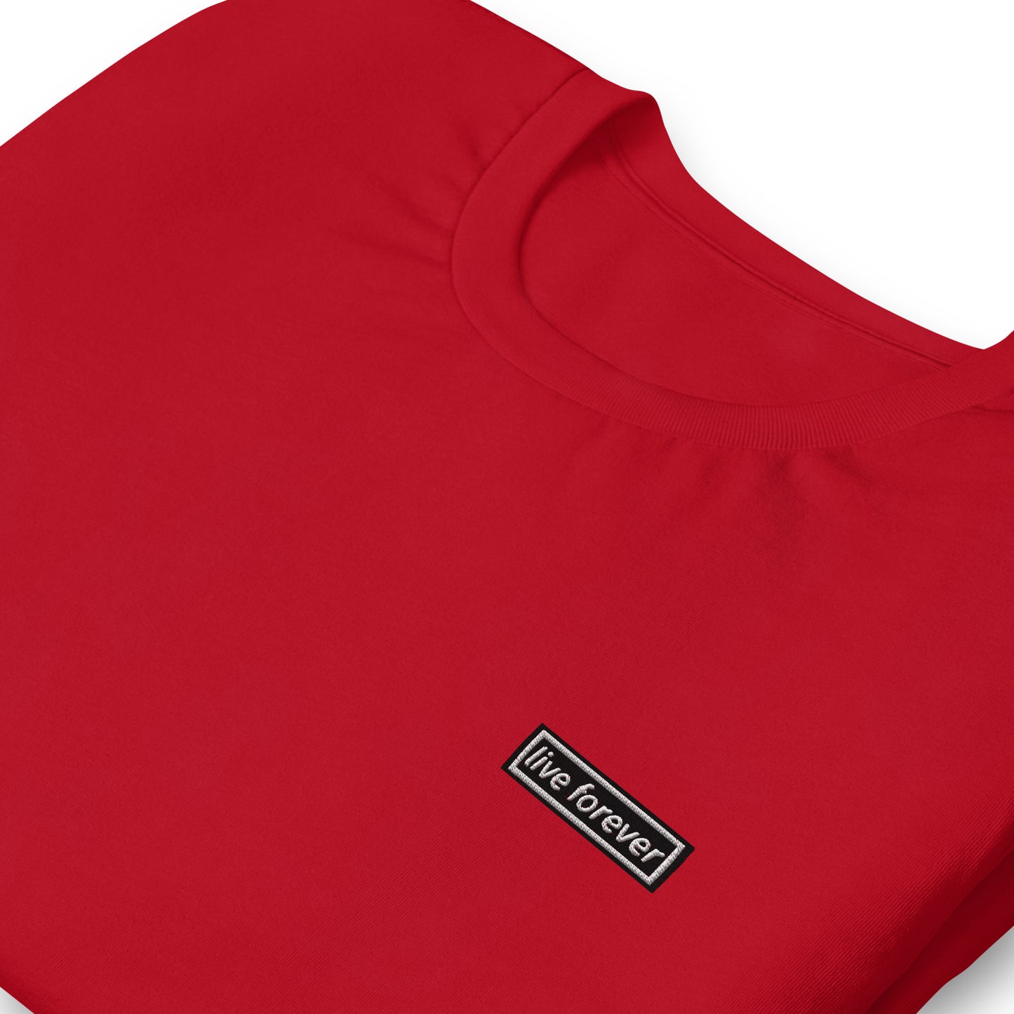 Oasis Live Forever Embroidered Short-Sleeve Unisex T-Shirt