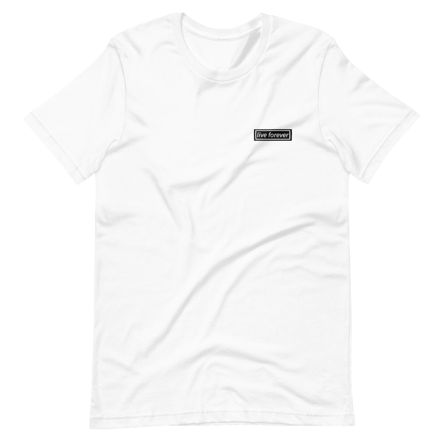 Oasis Live Forever Embroidered Short-Sleeve Unisex T-Shirt