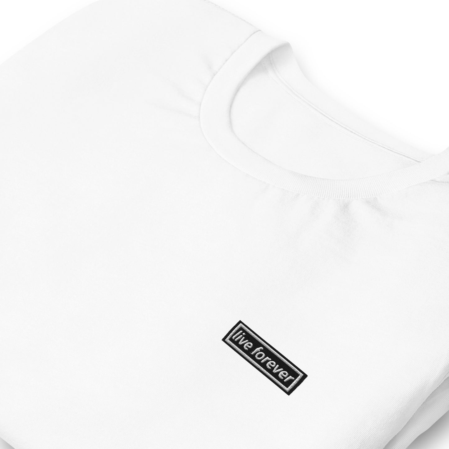 Oasis Live Forever Embroidered Short-Sleeve Unisex T-Shirt