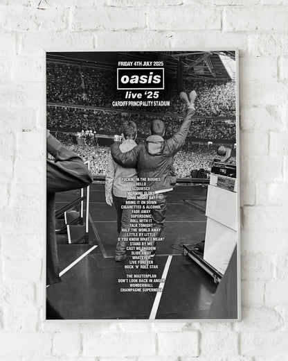 Custom Gig Setlist Print