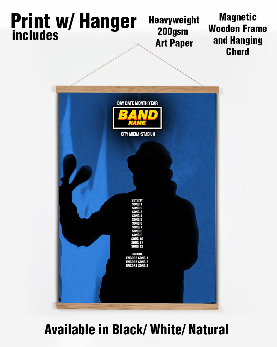Custom Gig Setlist Print