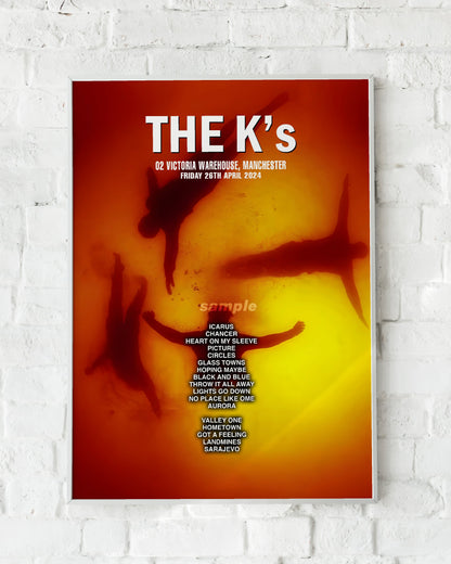 Custom Gig Setlist Print