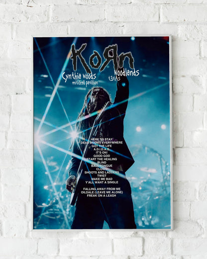 Custom Gig Setlist Print