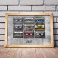 Oasis inspired Cassette Art Print