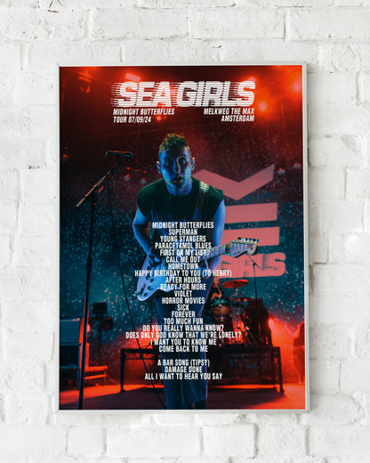 Custom Gig Setlist Print
