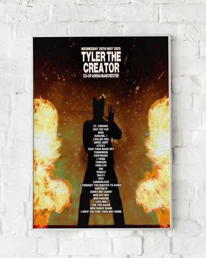 Custom Gig Setlist Print