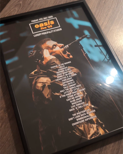 Custom Gig Setlist Print